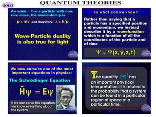 QUANTUM THEORIES
SOLO
342
 