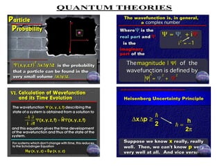QUANTUM THEORIES
343
 