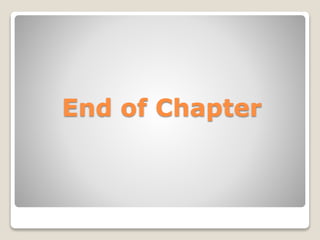 End of Chapter
 