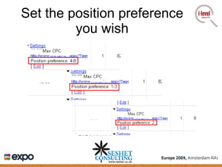 Set the position preference you wish 