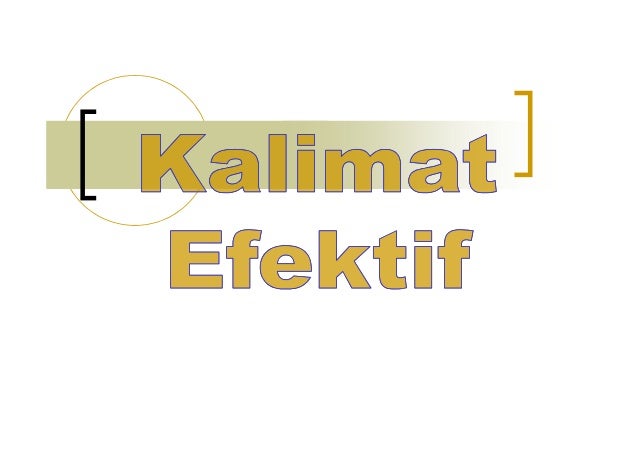 Kalimat Efektif 1