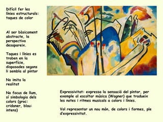 Kandinsky: Composició IV