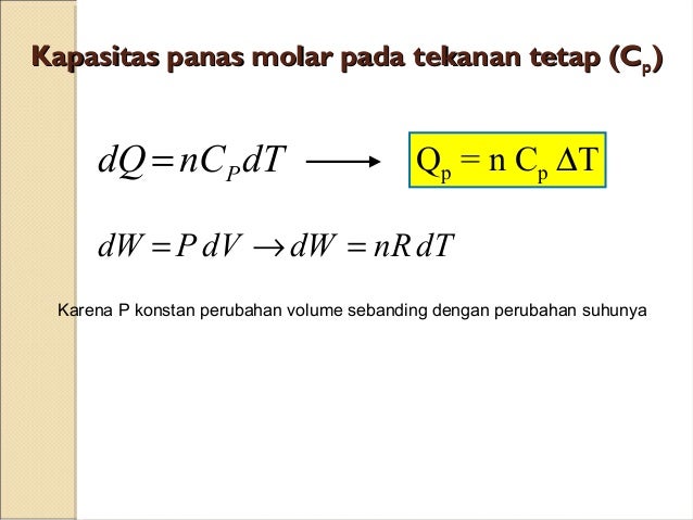 5 Kapasitas Panas Termodinamika