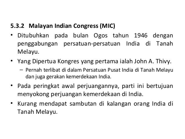 5 kemerdekaan tanah melayu