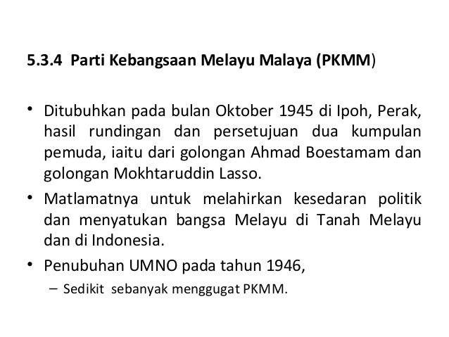 5 kemerdekaan tanah melayu