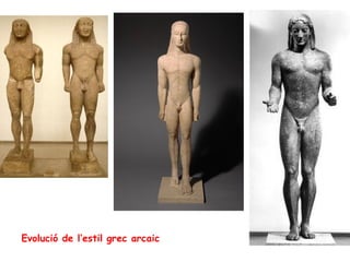 Evolució de l’estil grec arcaic
 