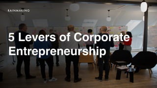 5 Levers of Corporate
Entrepreneurship
 