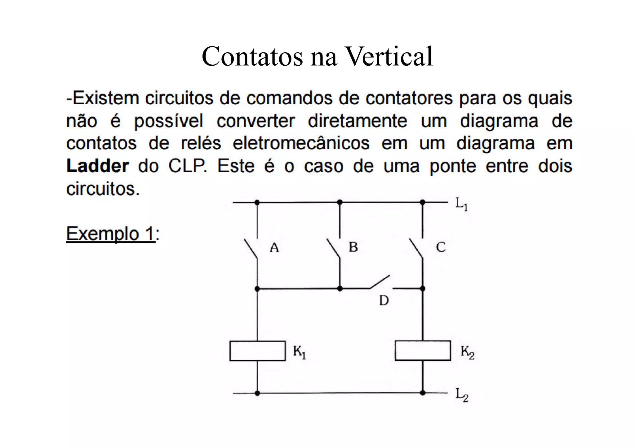 Contatos na Vertical
 