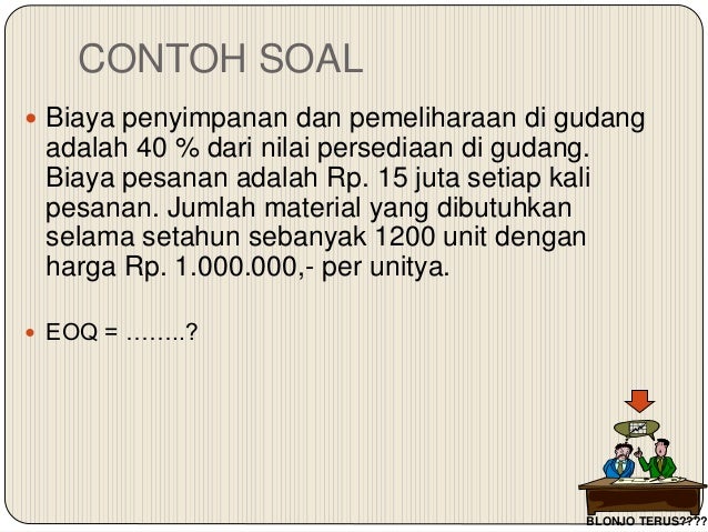 5 Manajemen Persediaan