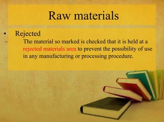 Material Rejection Procedure.pdf 5-Material-Control.pdfdv qdf. Dfqq dff d | PDF