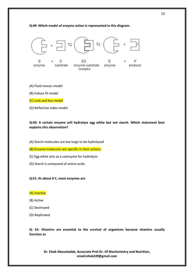5 mcq 1enzymes
