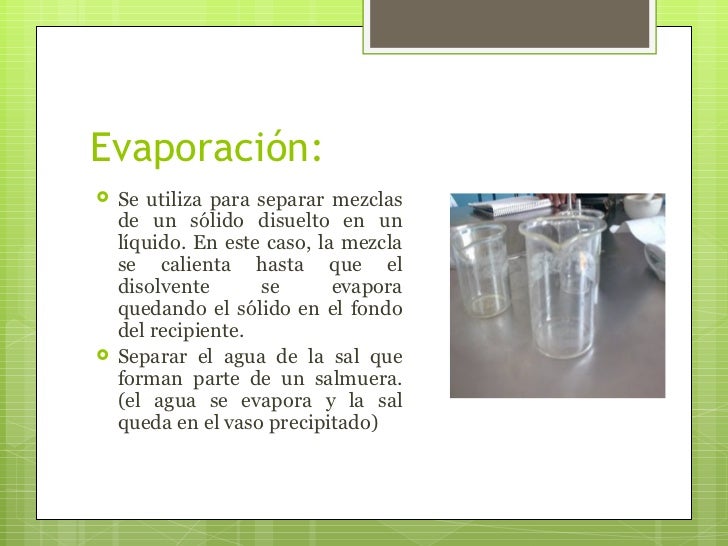 5. metodos de separaciones mezclas de