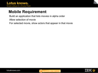 Contains 3 types of documents/forms Movies 