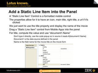 Enable the Extension Library Open Application Properties 