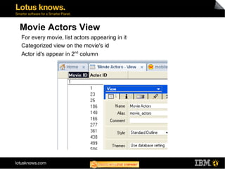 Existing Notes Application Movie database 