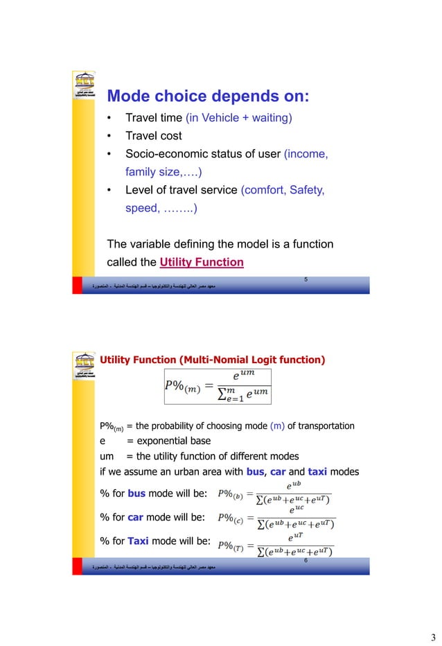 5-Modal Split & Traffic Assignment-( Transportation and Traffic ...