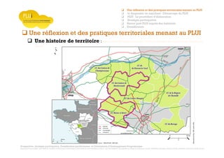 Prospective, stratégie participative, Densification pavillonnaire et Orientations d’Aménagement Programmées
Montrevault Communauté : Alain VINCENT, Président de Montrevault Communauté, Communauté de communes Moine et Sèvre : Jean-Louis MARTIN, Vice président en charge de l’Urbanisme, François TAVERNIER, paysagiste, Nolwenn DULIEU, Architecte urbaniste de l’Atelier du Lieu
Une réflexion et des pratiques territoriales menant au PLUI
Une histoire de territoire : Montrevault Communauté +Communauté de communes Moine et
Sèvre
Une réflexion et des pratiques territoriales menant au PLUI
le diagnostic en marchant : Démarrage du PLUI
PLUI : La procédure d’élaboration
Stratégie participative
Retour post PLUI auprès des habitants
Densification
 