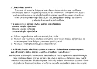 Movimentos Transmembranares