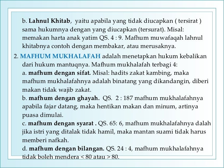 5. muradif, musytarak, mantuq, mafhum, zahir, muawwal