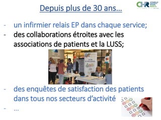 Patient committees, an unsuspected asset for the hospital (FR) Slide 4