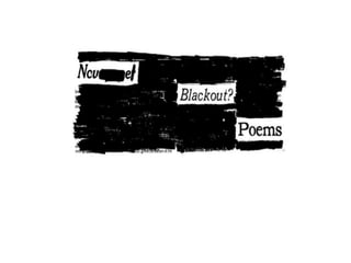 Black Out Poetry.ppt