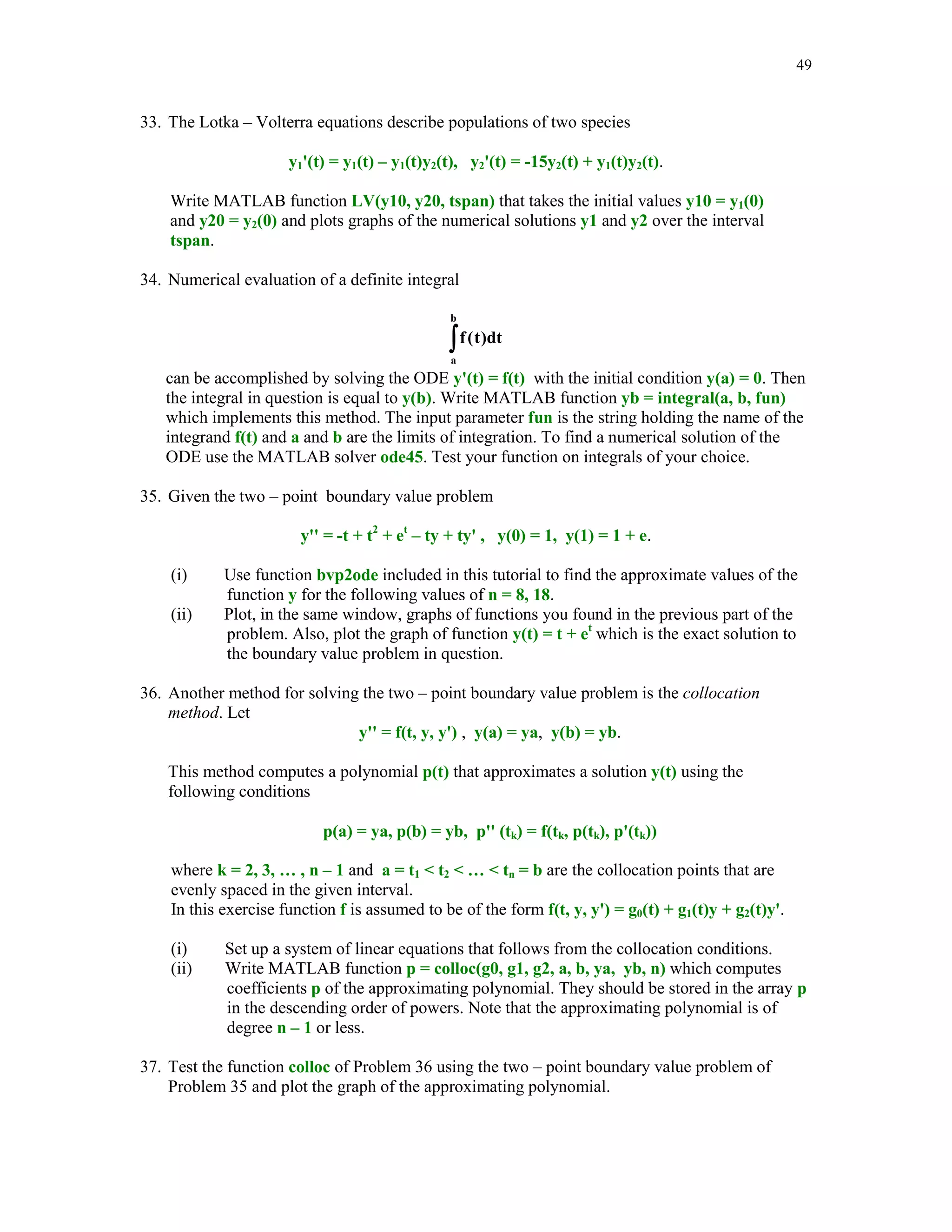 18. The Lebesgue function (x) of the interpolating operator is defined as follows

 