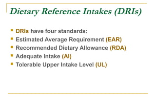 Ear Rda 5-Nutritional_Requirements.pptghbjnm,.lkmjhgfc | PPT