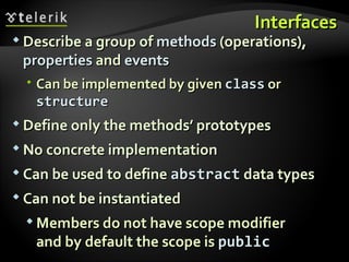 Object-oriented Programming-with C# | PPT