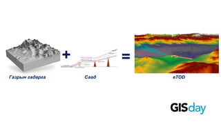 + =
Газрын гадарга Саад eTOD
 