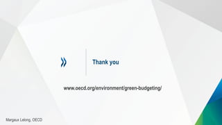 Thank you
www.oecd.org/environment/green-budgeting/
Margaux Lelong, OECD
 