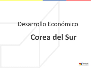 Desarrollo Económico

    Corea del Sur
 