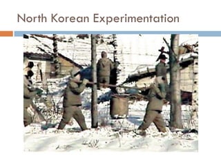 North Korean Experimentation
 