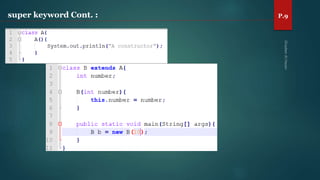 5- Overriding and Abstraction In Java | PPTX