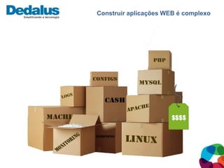 Construir aplicações WEB é complexo
 