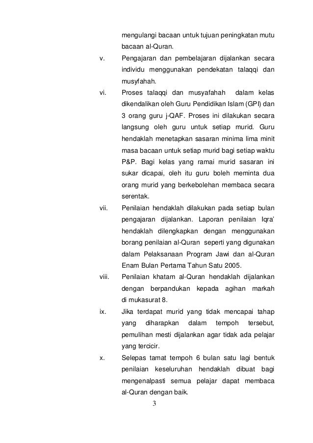 5 panduan pelaksanaan model 6 bulan khatam al quran 5 panduan pelaksanaan model 6 bulan khatam al quran