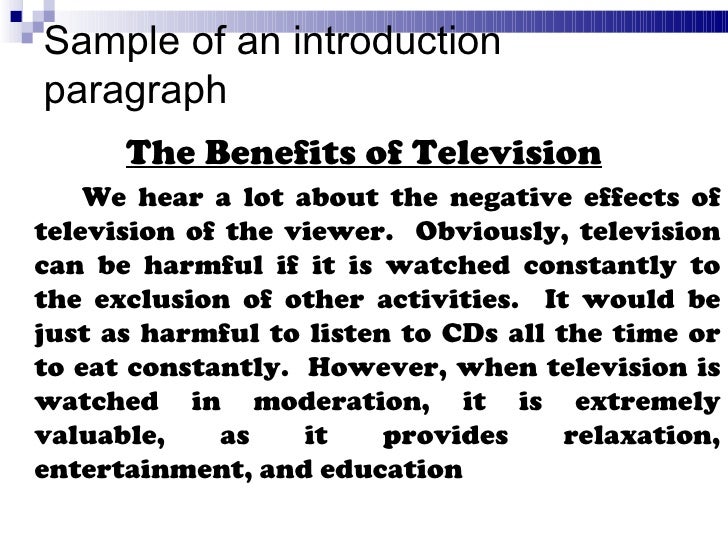 conclusion of television essay