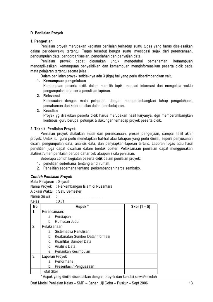 5. pedoman penilaian smp uji coba 2006