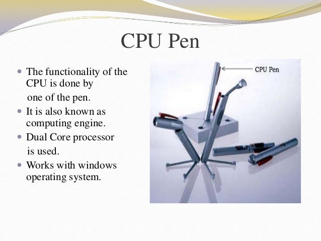 5 pen-pc-technology complete ppt block diagram of 5 pen pc 