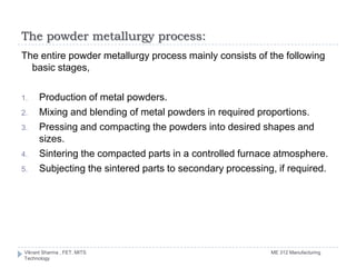 5. powder metallurgy | PPTX