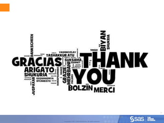 21

                                                            21
Copyright © 2011, SAS Institute Inc. All rights reserved.
 