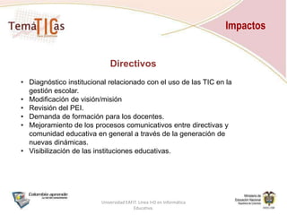 ProductosBLOGS como estrategia de visiblizaciónUniversidad EAFIT. Línea I+D en Informática Educativa.