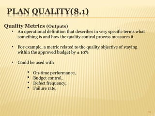 Project Quality Management Project Management | PPT