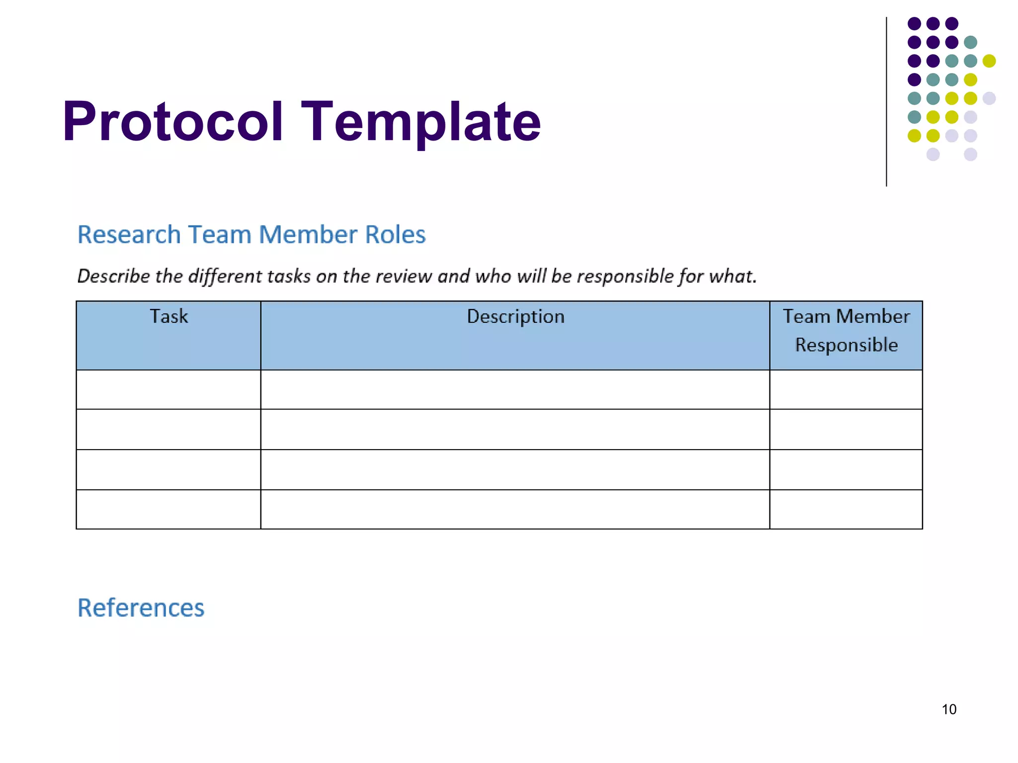 Protocol Template
10
