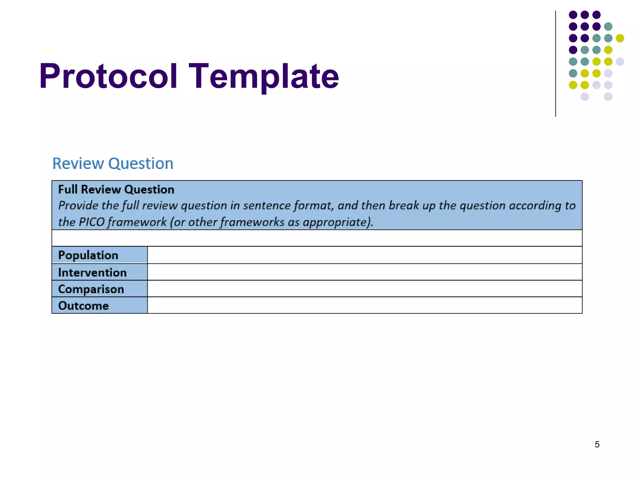 Protocol Template
5