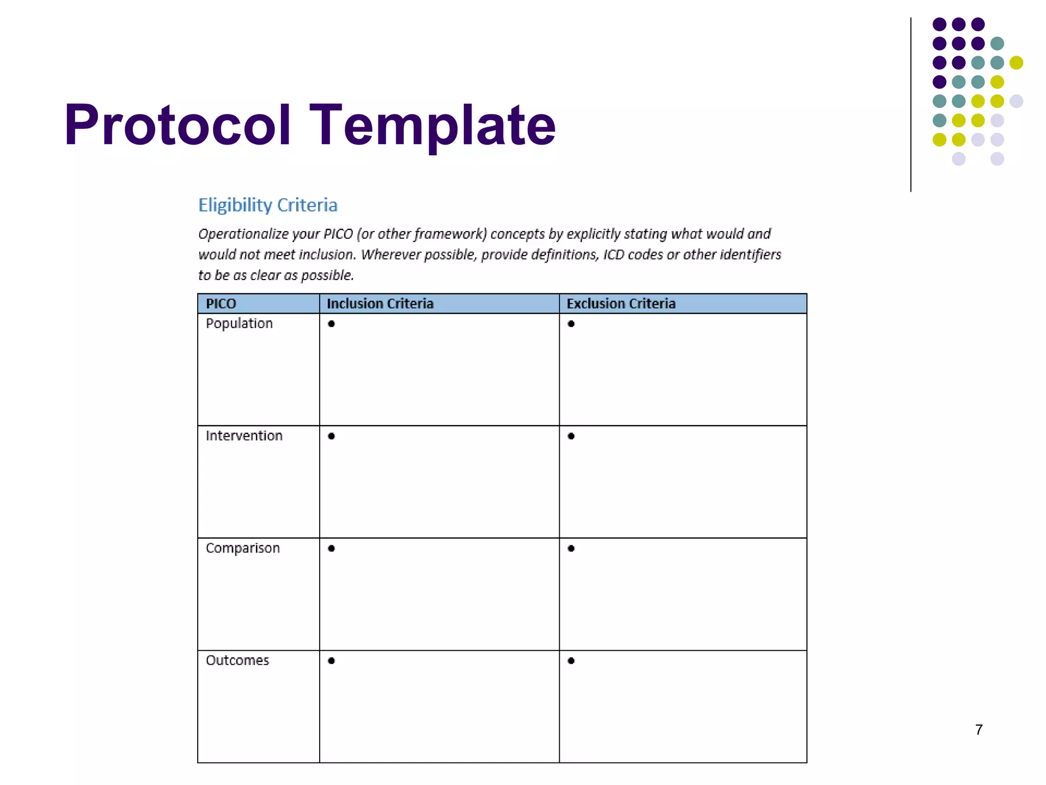 Protocol Template
7