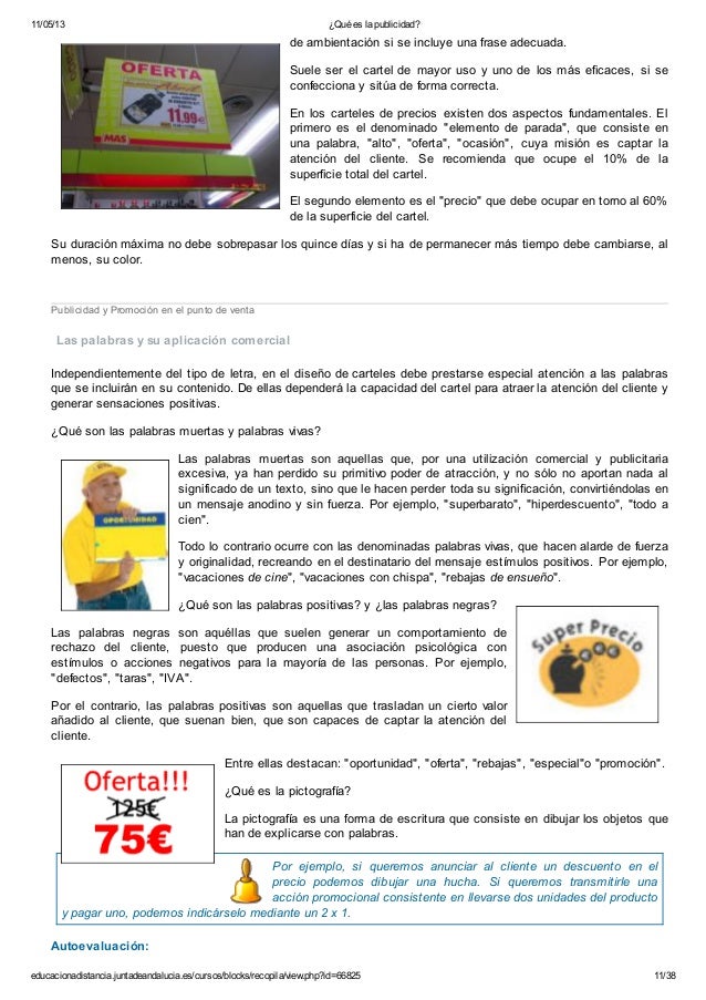 Marketing En El Punto De Venta Tema 5 Publicidad Y Promocion En El