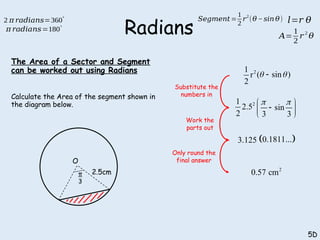 PURE MATH AS LEVEL Radians EXPLAINED IN DETAIL | PPTX
