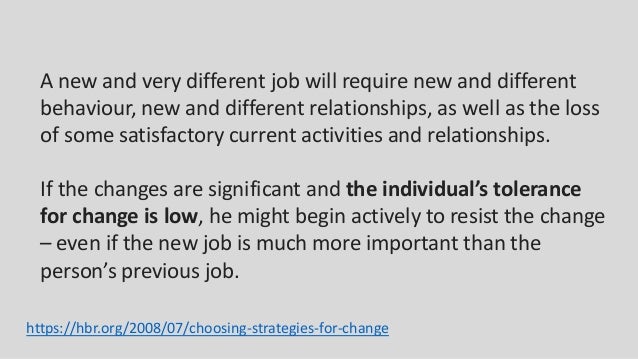 reason for job change