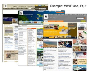 R.Polillo - Ottobre 2010
Esempio: WWF Usa, Fr, It
 