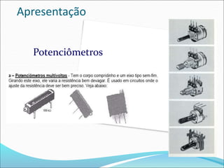 Apresentação
Potenciômetros
 